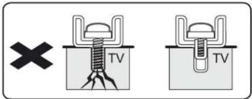 Tripp Lite DMPDS5570S - Colocacion de los Soportes en la Pantalla - 5