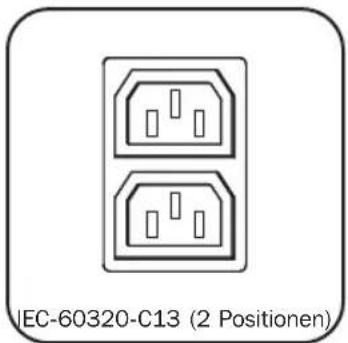 IEC-60320-C13 (2 Positionen)