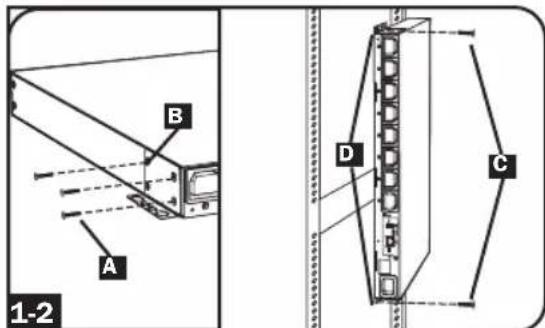 A B 1-2 D C