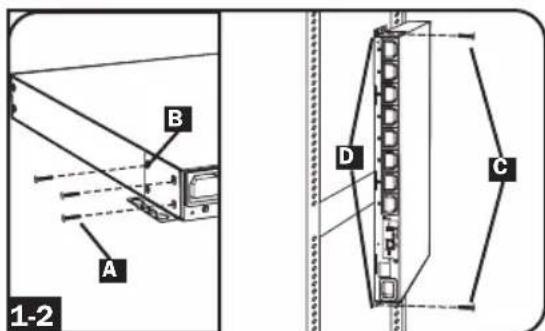 A B 1-2 D C