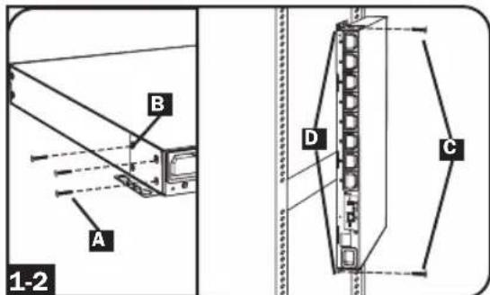 A B 1-2 D C