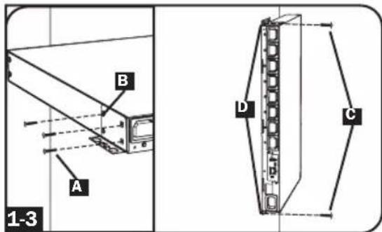 A B D C 1-3