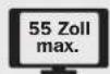 Tripp Lite DMPDS3255F - Tragbarer Ständer für Digital Signage für 32- bis 55-Zoll Bildschirme - 4