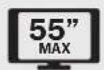 Tripp Lite DMPDS3255F - Portable Digital Signage Stand for 32" to 55" Screens - 4