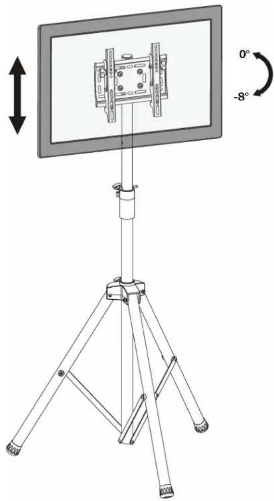 Tripp Lite DMPDS2342TRIC - Securing the Display to the Tripod - 4