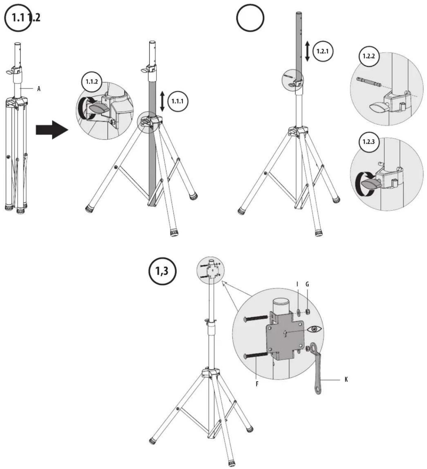 Tripp Lite DMPDS2342TRIC - Сборка подставки - 1
