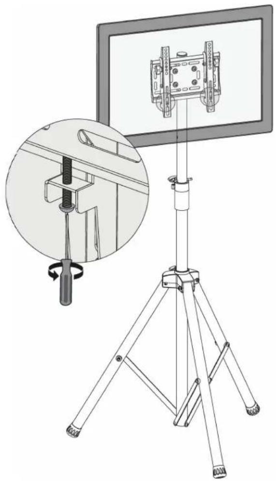 Tripp Lite DMPDS2342TRIC - Securing the Display to the Tripod - 3