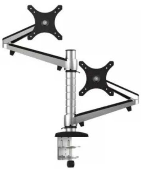 Tripp Lite DDR1327DCS - Soporte de Escritorio para Doble Pantalla Plana - 1