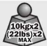 Tripp Lite DDR1327DCS - Dual Flat Screen Desk Clamp - 5
