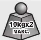 Tripp Lite DDR1327DCS - Двухместный зажим для крепления плоского экрана к столу - 4