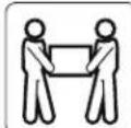 Diagram showing two hand positions with positive and negative charges on a pole, illustrating electric field rotation.