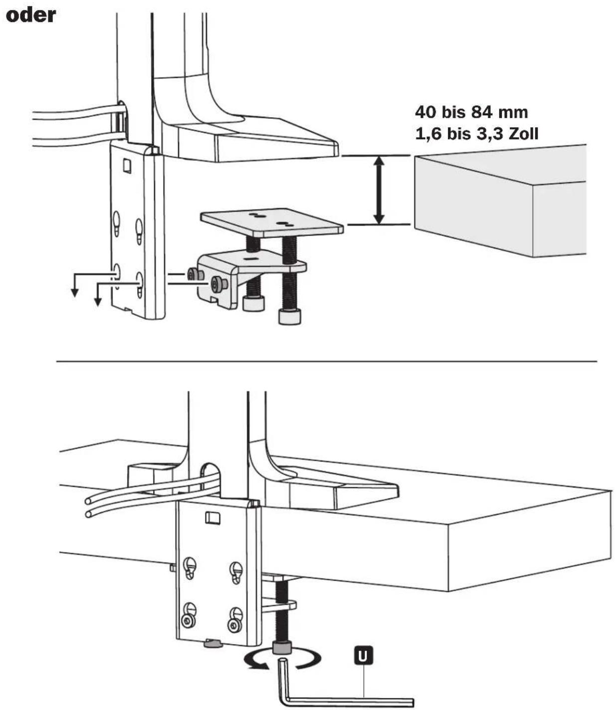 Tripp Lite DMPDD1735AM - Kanteninstallation - 2
