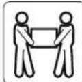 Diagram showing two hand positions with positive and negative charges on a pole, illustrating electrical or mechanical torque application.