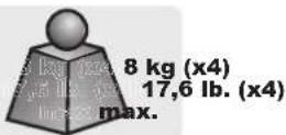 Tripp Lite DDR1327SQFC1 - Vierfach- Flachbildschirm- Flexarmtischhalterung - 5