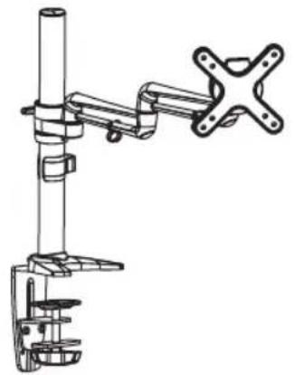 Tripp Lite DDR1327SFC - Single Flat Screen Flex Arm Desk Clamp - 1