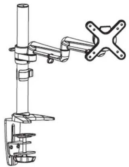 Tripp Lite DDR1327SFC - Einfach-Flachbildschirm-Flexarmtischhalterung - 1