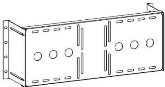 Tripp Lite SRLCDMOUNT - Panneau ACL à montage fixe pour bâtis de 48,26 cm (19 po) - 1