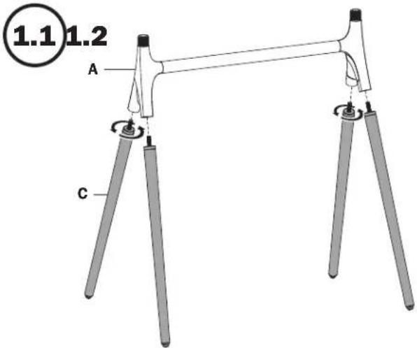 Tripp Lite DMPDS4970 - Assembling the Stand - 2