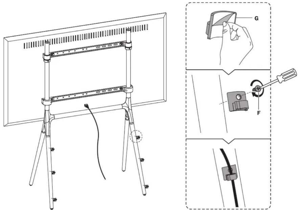 Tripp Lite DMPDS4970 - Fixer l'écran au support - 3
