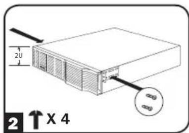 Tripp Lite BP36V152U - Montaje de 2 postes (Telecomunicaciones) - 2