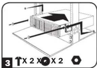 Tripp Lite BP36V152U - Montaje de 2 postes (Telecomunicaciones) - 3