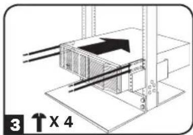 Tripp Lite BP36V152U - Montaje de 2 postes (Telecomunicaciones) - 6