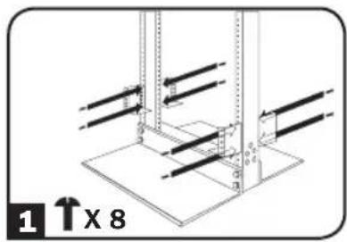 Tripp Lite BP36V152U - 2-Post (Telecom) Mounting - 4