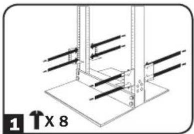 Tripp Lite BP48V48RT4U - WARNING DO NOT INSTALL PRODUCT WITH THIS LABEL FACING UP - 4