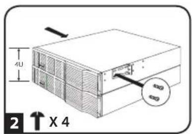 Tripp Lite BP48V48RT4U - WARNING DO NOT INSTALL PRODUCT WITH THIS LABEL FACING UP - 8