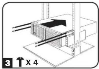 Tripp Lite BP48V48RT4U - 2-Post (Telecom) Mounting - 6