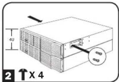 Tripp Lite BP36V423U - Montaje (Bastidor) - 6
