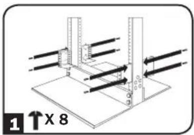 Tripp Lite BP48V272US - Montage à 2 supports (Telecom) - 1