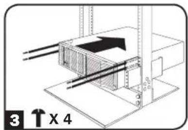 Tripp Lite BP48V272US - 2-Post (Telecom) Mounting - 6