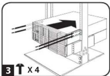 Tripp Lite BP48V272US - MONTAK Ha cToKe c 2 onopamn (Telecom) - 9