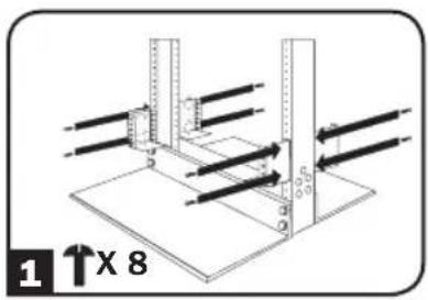 Tripp Lite BP48V272US - Montaje de 2 postes (Telecomunicaciones) - 1