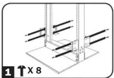 Tripp Lite BP48V272US - Montaje de 2 postes (Telecomunicaciones) - 7