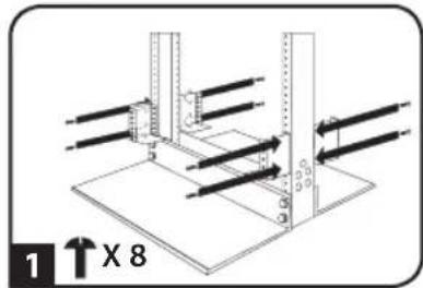 Tripp Lite BP48V272US - MONTAK Ha cToKe c 2 onopamn (Telecom) - 1