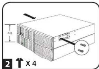 Tripp Lite BP48V272US - MONTAK Ha cToKe c 2 onopamn (Telecom) - 8