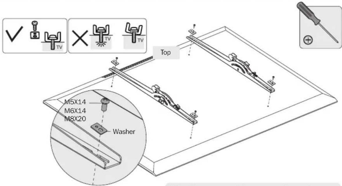 Tripp Lite DWT4585X - 2-1 For Flat Back Screen - 1