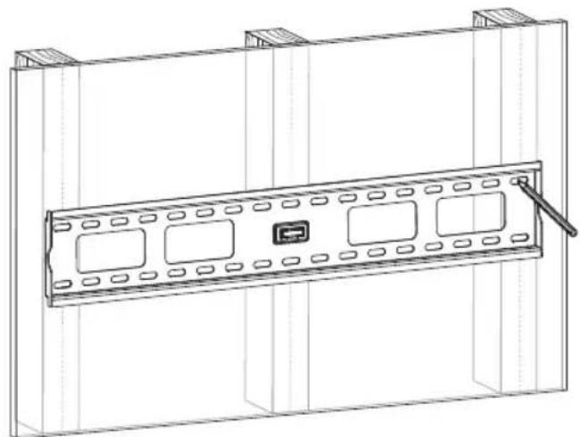 Tripp Lite DWT4585X - 1a. Anbringen an einer Holzwand (außer Modell PLB-33S) - 3