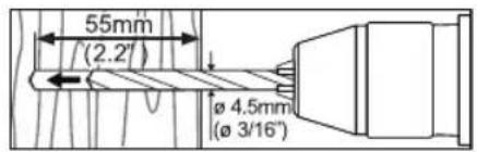 Tripp Lite DWT4585X - 1a. MoNTaX Ha cTeHe c DepeBAAHbIM KapKaCOM - 3