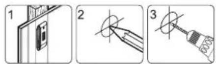 Tripp Lite DWT4585X - 1a. Mount on Wood Stud Wall - 4