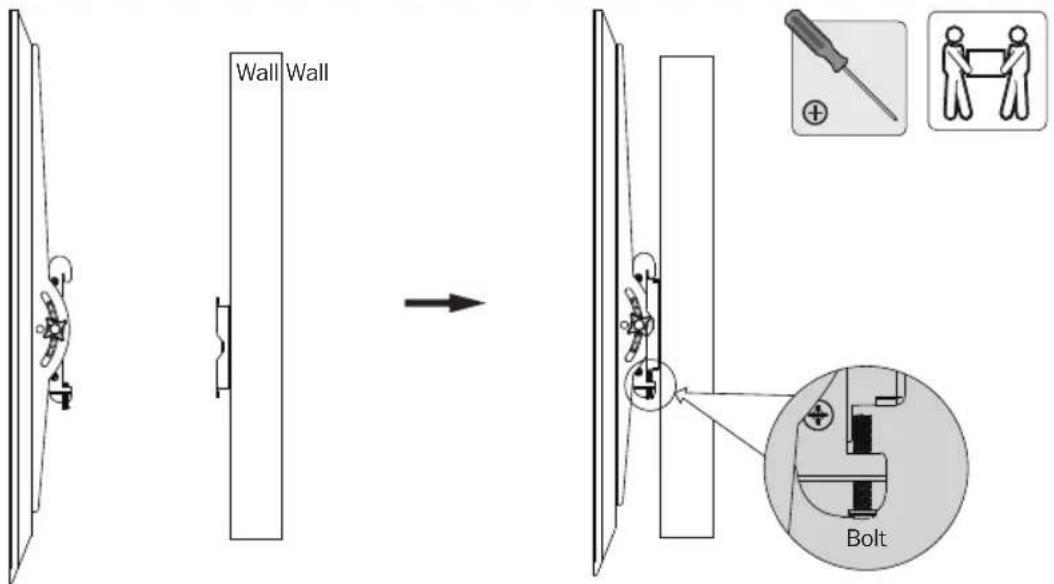 Tripp Lite DWT4585X - Hang Display onto the Wall Plate - 1