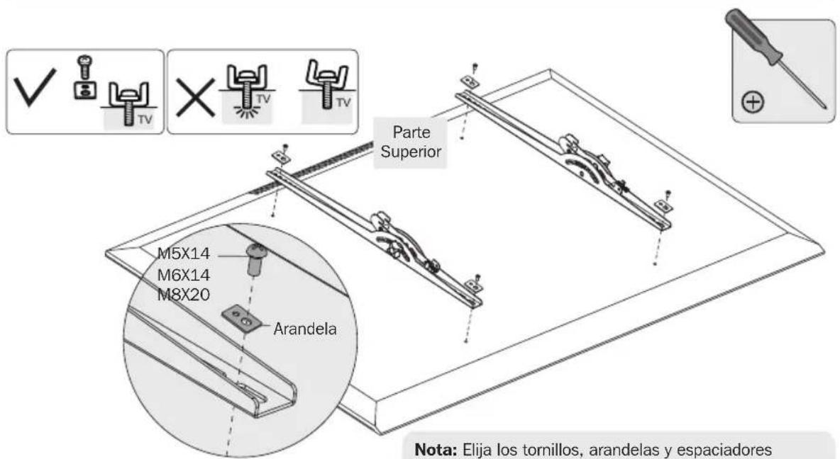 Tripp Lite DWT4585X - 2-1 Para pantalla con la Parte Posterior Plana - 1