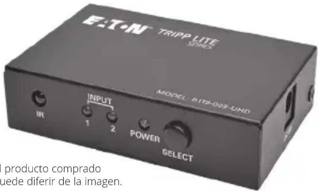 Tripp Lite B119004UHD - Conmutadores HDMI con Control Remoto, 4K @ 60 Hz - 1