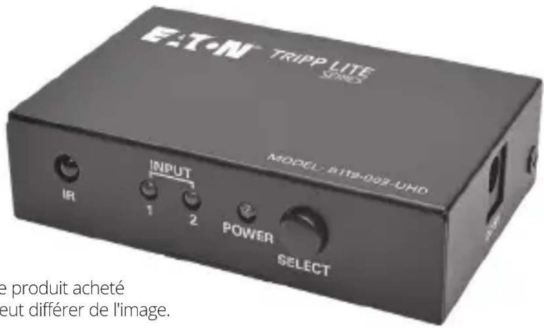 Tripp Lite B119004UHD - Commutateurs HDMI avec télécommande, 4K @ 60 Hz - 1