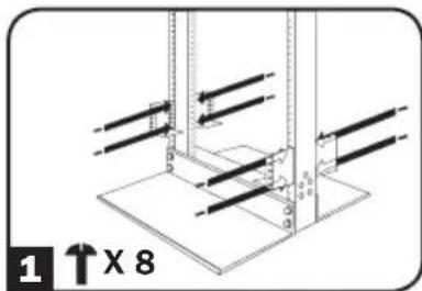 Tripp Lite BP36V272US - Montaje de 2 postes (Telecomunicaciones) - 7