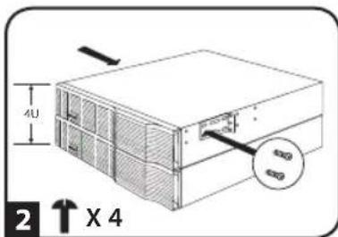 Tripp Lite BP36V272US - MONTAK Ha cToKe c 2 onopamn (Telecom) - 8