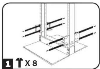 Tripp Lite BP36V272US - 2-Post (Telecom) Mounting - 7