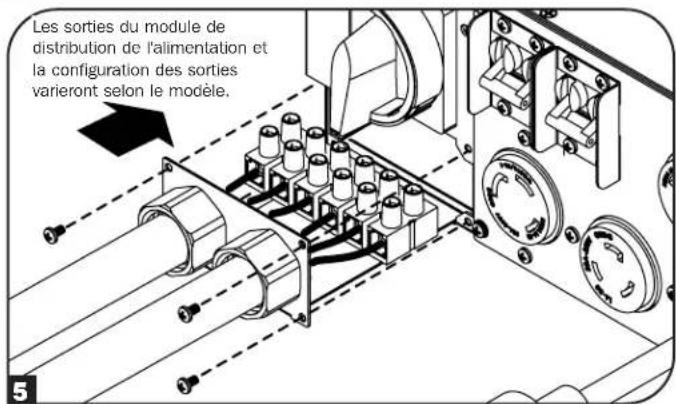 Tripp Lite SU6KRT3UHWMB - Instructions de câblage de l'entrée et de la sortie (facultatif pour certains modèles) - 3